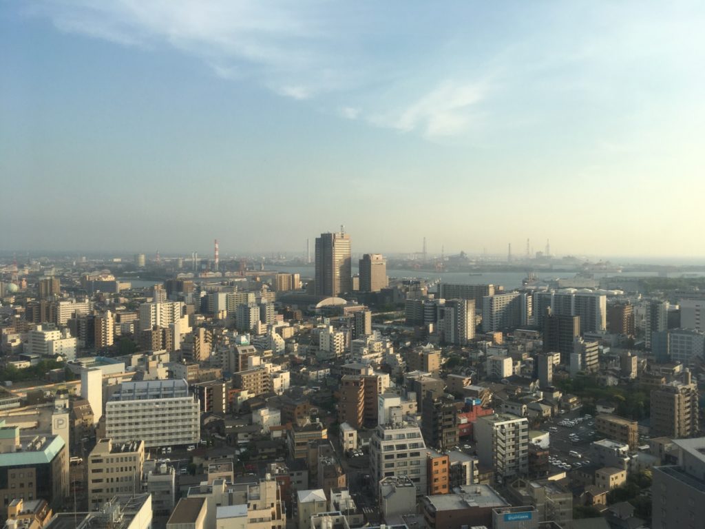 コンサート打ち上げ会場からの眺め