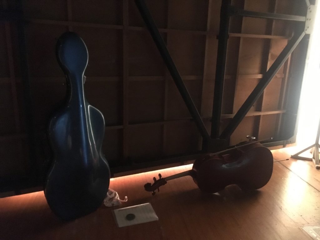 コンサート舞台裏